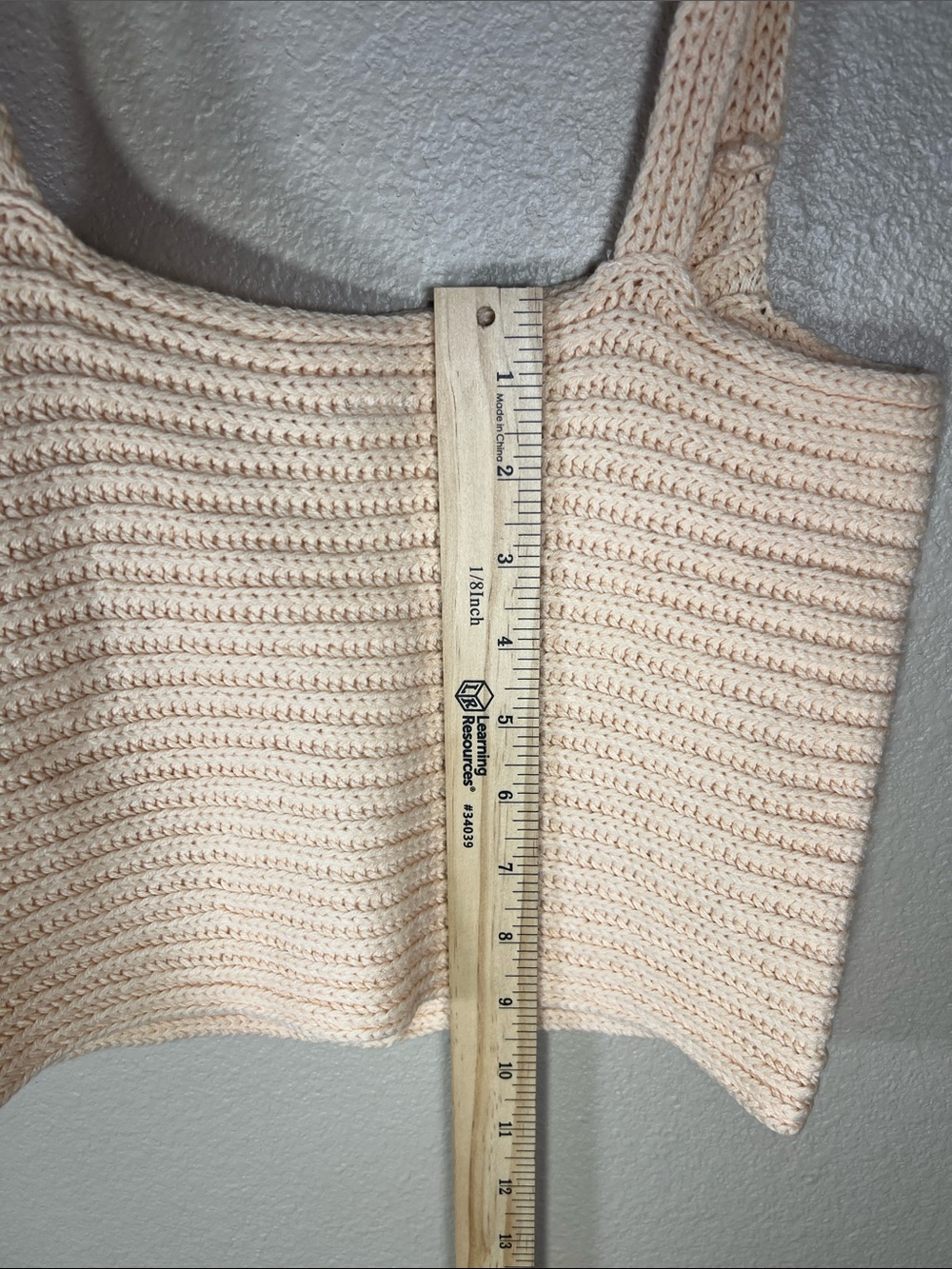Cream Knit Button-Front Cropped Tank Top - Picture 4 of 7